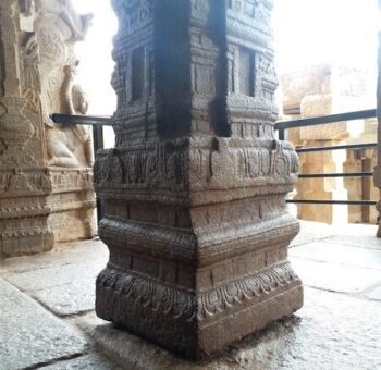 Known for its hanging pillar and exquisite Vijayanagara architecture.