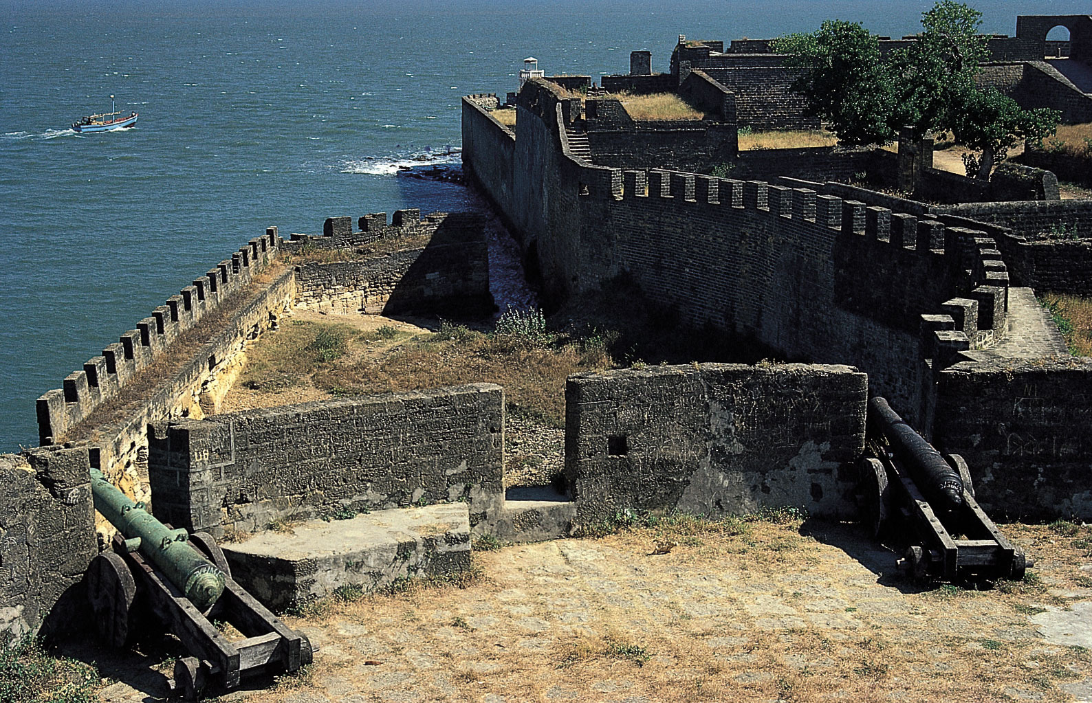 A coastal union territory with Portuguese colonial heritage, serene beaches, and historic forts.