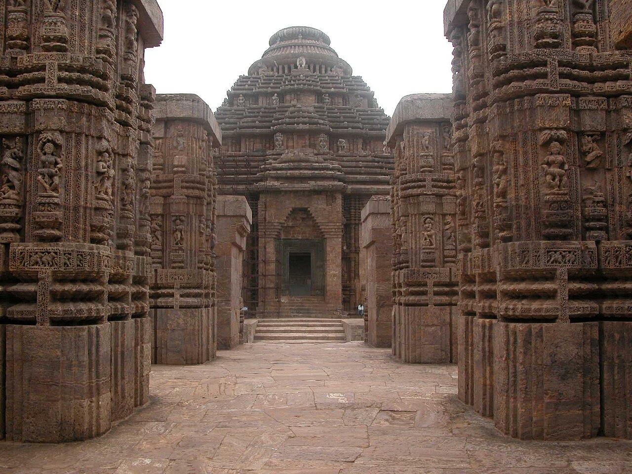 The chariot-shaped Konark Sun Temple, a stunning archaeological marvel of India in Odisha