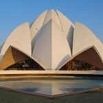 The Lotus Temple is a Baháʼí House of Worship in Kalkaji, New Delhi, Delhi, India.