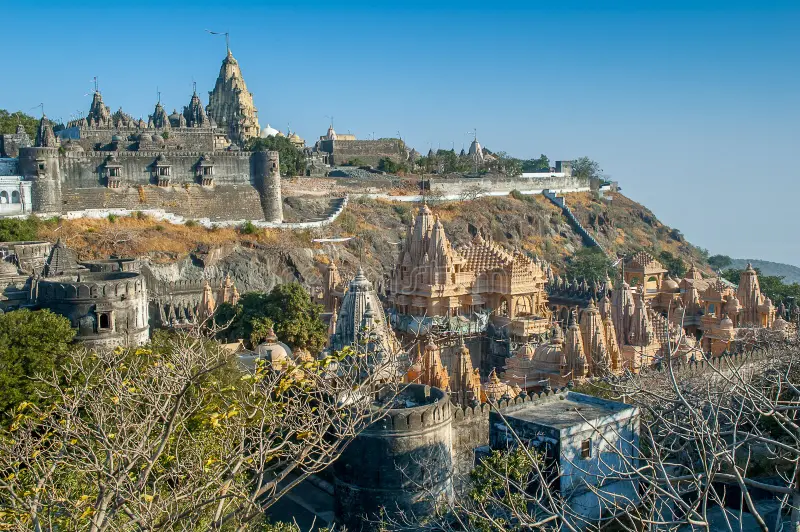 A cluster of over 800 Jain temples.