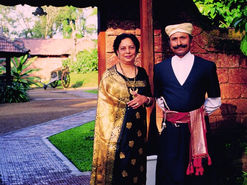 Traditional Kodava dress consisting of a knee-length coat (kupya), a sash tied around the waist, and a turban.