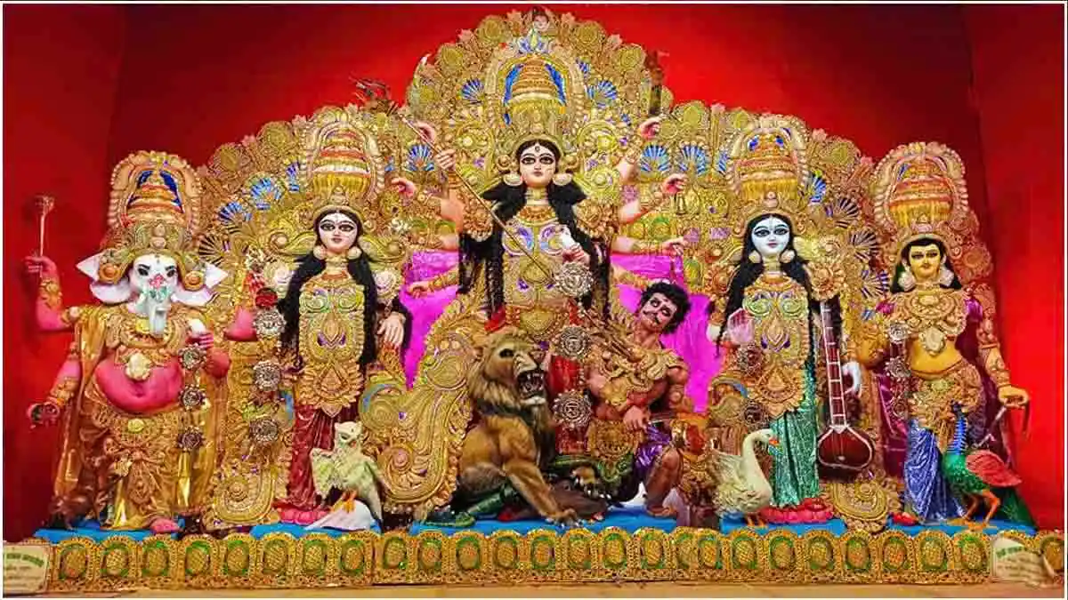 Vibrant celebrations across Odisha with idols, dances, and rituals.