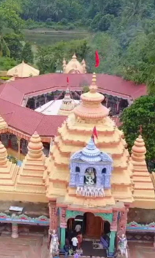 A sacred shrine nestled in the hills, dedicated to Goddess Tarini, a revered deity of tribal Odisha.