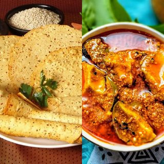 Traditional pickles and papads from Amritsar shops