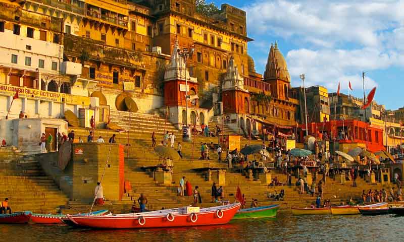 Assi Ghat, a serene place to visit in Varanasi.