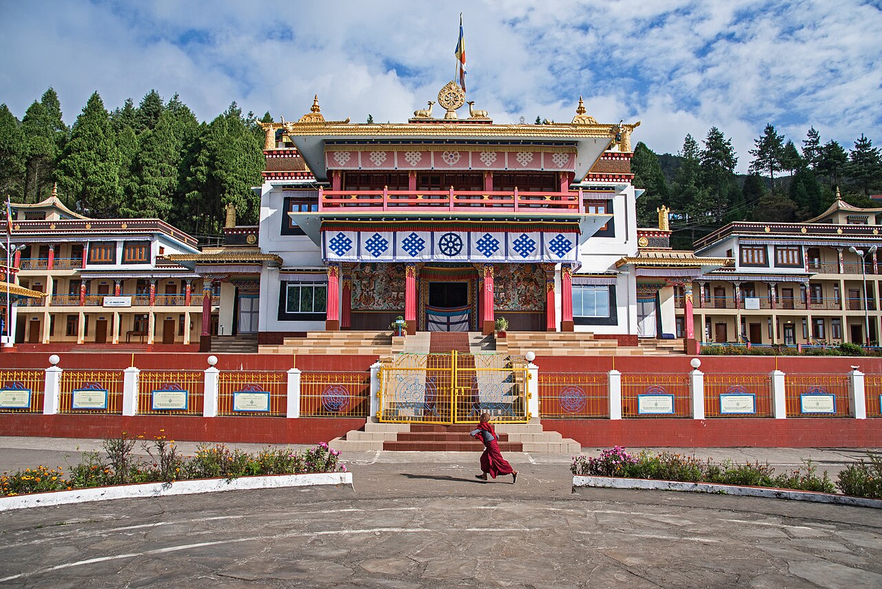 Bomdila Monastery in Arunachal Pradesh is a beautiful and peaceful religious site.