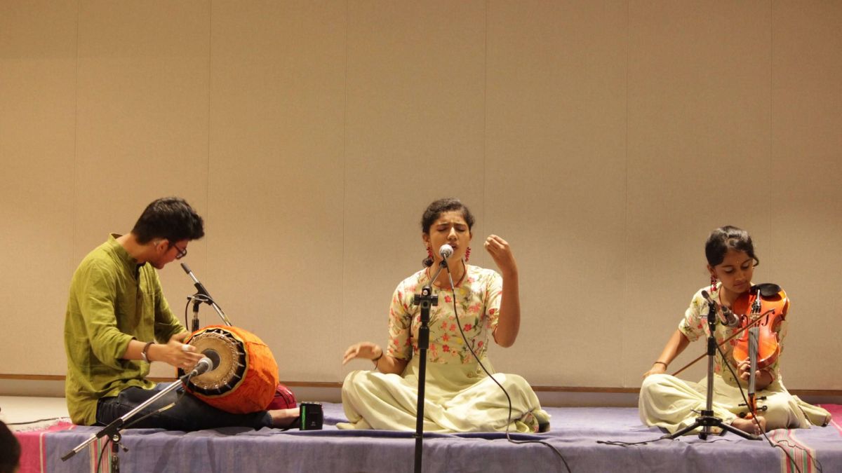 A soulful Carnatic music performance in Mysuru, reflecting South India’s classical heritage.