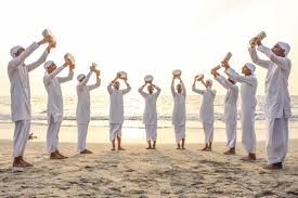 A traditional Dafmu performance in Lakshadweep highlighting local musical culture