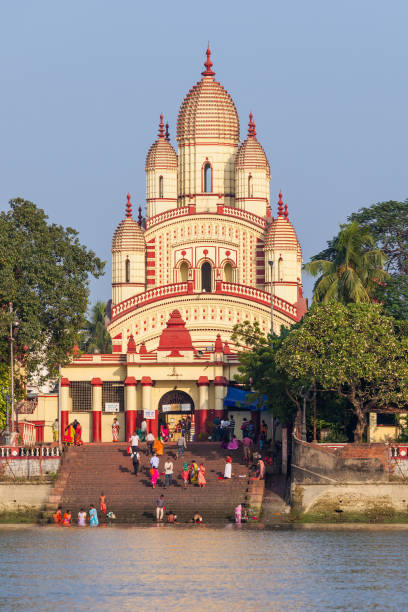 Places to visit in Kolkata include this sacred riverside temple dedicated to Goddess Kali