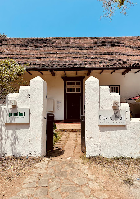 David Hall Art Gallery, a creative place to visit in Kochi for contemporary exhibitions.