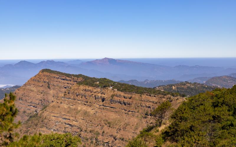 Misty trekking trails through Hmuifang hills, beautiful outdoor place to visit near Aizawl