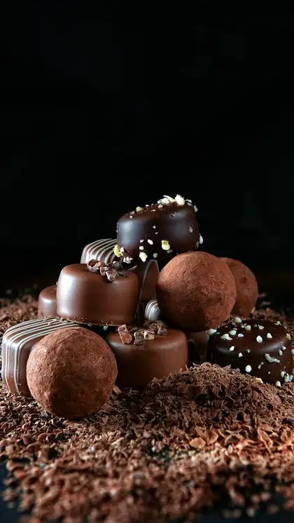 Creamy homemade chocolates from Munnar.