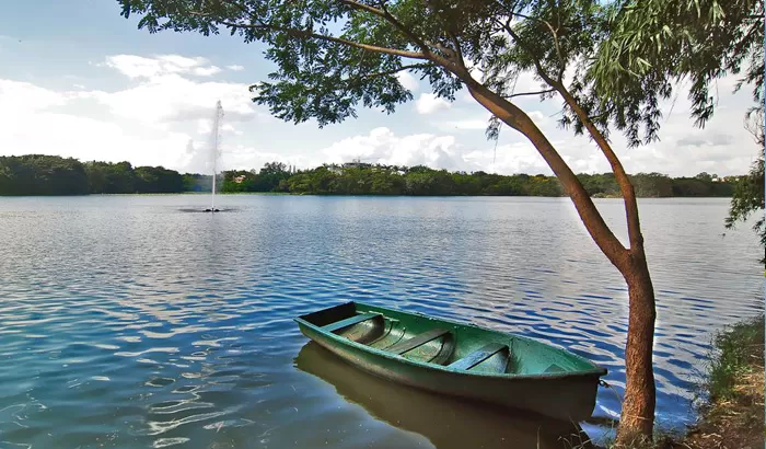 Serene Karanji Lake surrounded by nature park, one of the top places to visit in Mysuru for birdwatching and boating