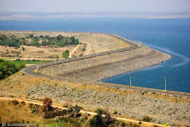 Dam reservoir and sunset in Mukutmanipur – serene retreat in Bankura, West Bengal