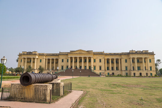 Grand courtyard of Hazarduari Palace in Murshidabad, a magnificent historical place to visit near Kolkata