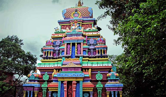Trek to the mystical Neelkanth Mahadev Temple in Rishikesh, a revered shrine amidst lush forests.