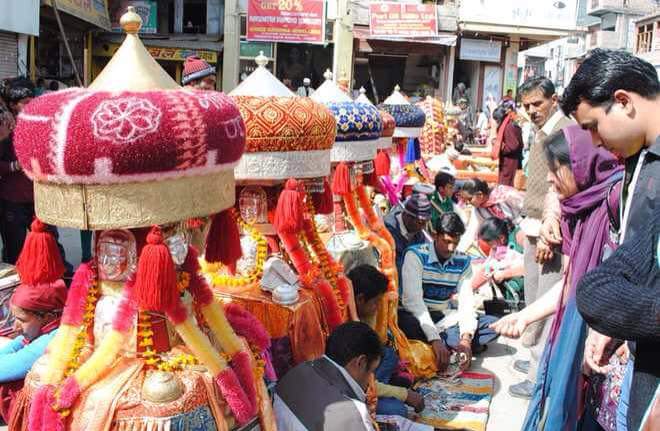 Grand Shivratri fair with decorated temples and cultural performances in Mandi, Himachal Pradesh