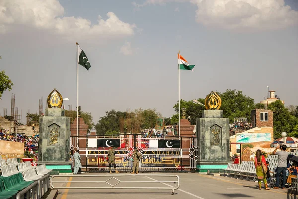Wagah Border ceremony is a patriotic experience near Amritsar.