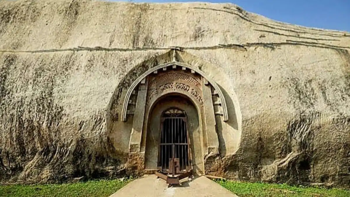 Ancient in places to visit in Bihar, featuring India's oldest rock-cut caves.