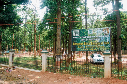 Birsa Zoo in Jharkhand houses a wide range of wildlife species.