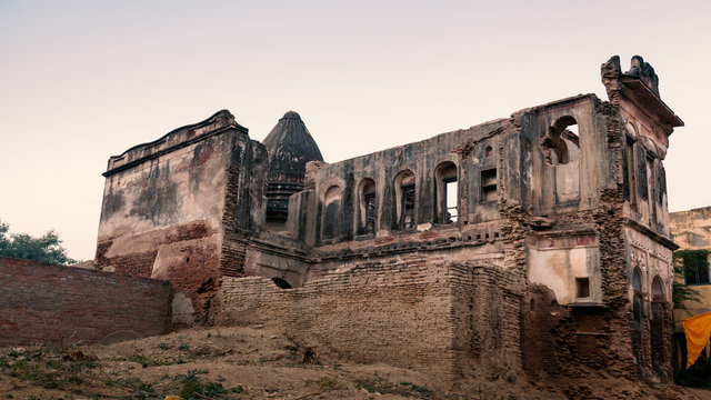 Historic ghats and temples along the Ganges in Bithoor.