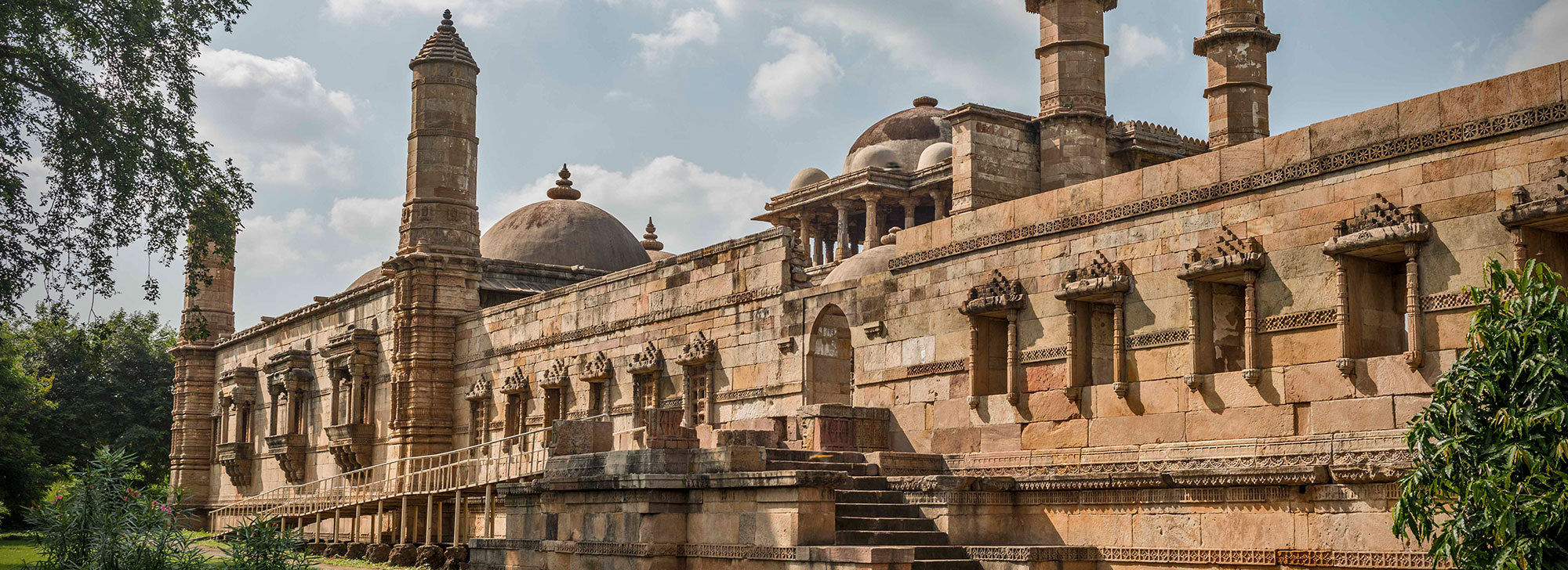 Ancient ruins of Champaner-Pavagadh, UNESCO site in Gujarat
