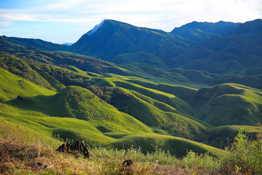 Sunrise over Dzukou Valley, one of the most breathtaking places to visit in Nagaland during lily season.