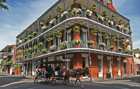 Colorful colonial buildings in Puducherry's French Quarter