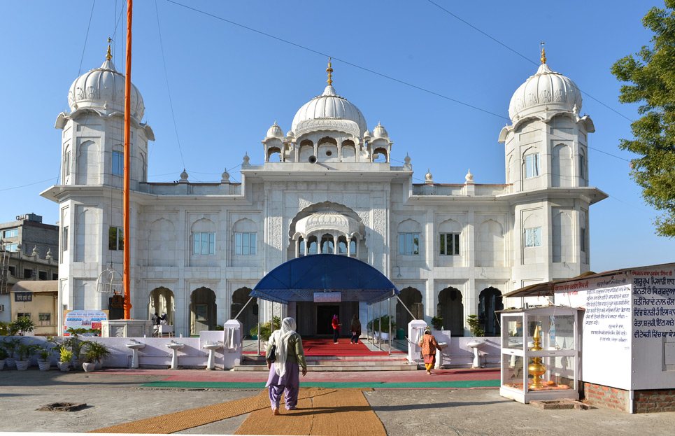 Gurdwara Nada Sahib near Chandigarh with spiritual ambiance and river view