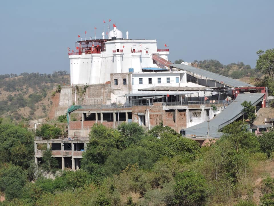 Jayanti Devi Temple near Chandigarh perched atop a serene hill