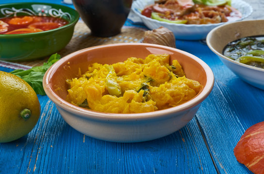 Assamese khaar - alkaline-based delicacy with raw papaya and pulses