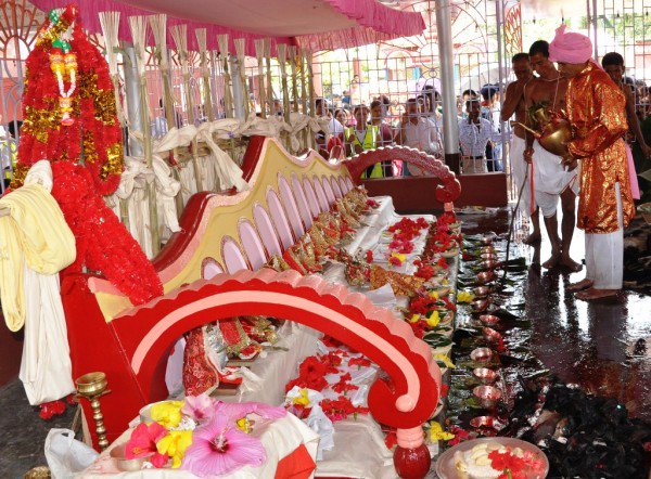 This seven-day festival purifies Tripura through ancient royal traditions.