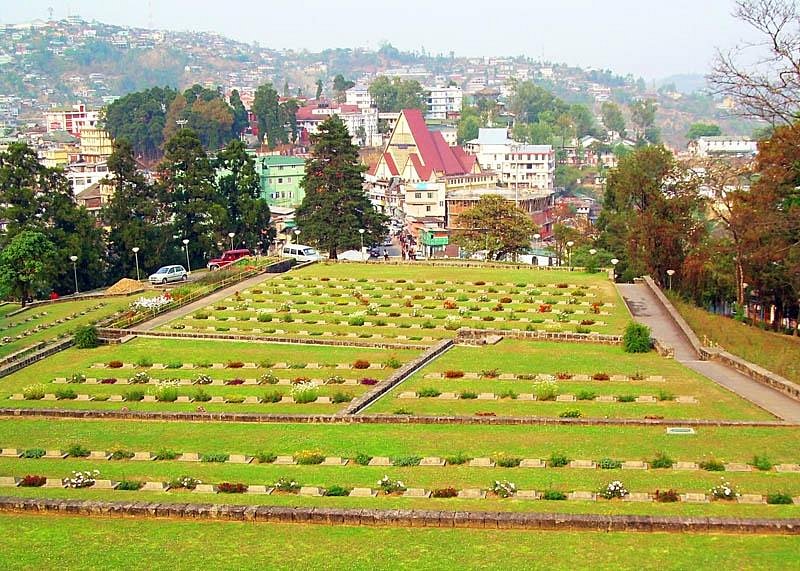 Historic Kohima War Cemetery in Nagaland honoring WWII sacrifices
