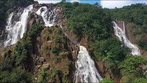 Lodh Falls in Jharkhand is a tall, roaring waterfall hidden in the forest.
