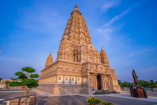 Mahabodhi Temple in Bihar - UNESCO-listed Buddhist pilgrimage site
