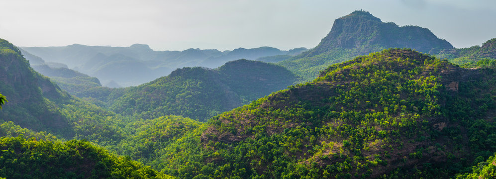 Pachmarhi hill station, among the top places to visit in Madhya Pradesh for waterfalls and scenic viewpoints."