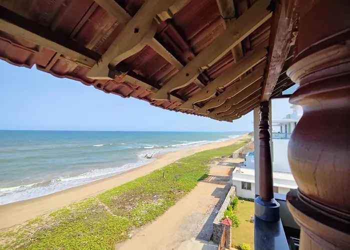 Secluded Paradise Beach accessible by boat in Puducherry