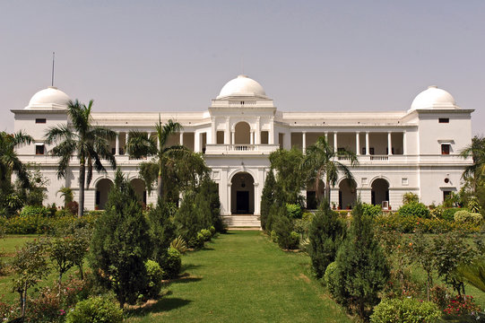 Nawab's heritage hotel with colonial architecture