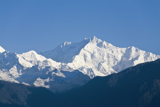 Pelling, a scenic hill station and popular place to visit in Sikkim, known for Kanchenjunga vistas and ancient monasteries.