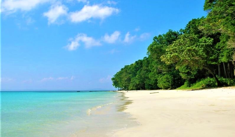 Radhanagar Beach is one of the most scenic beaches in Andaman & Nicobar.