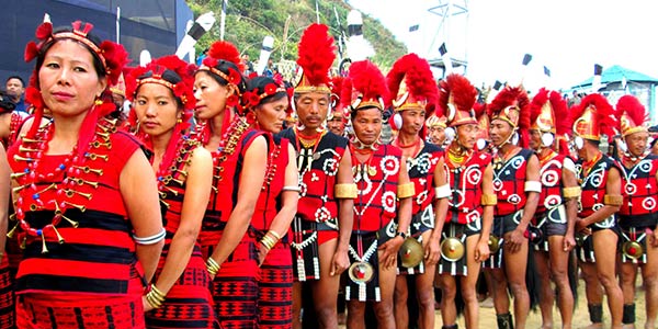 Angami tribe observing Sekrenyi purification festival in Nagaland