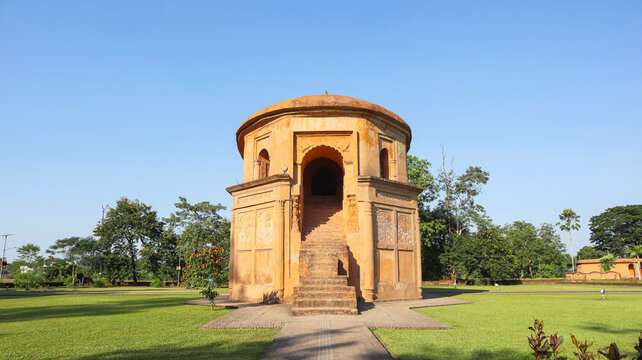 Talatal Ghar - among the most fascinating historical places to visit in Assam showcasing Ahom dynasty architecture