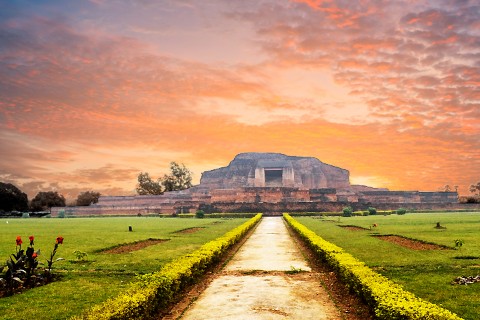 Founded by King Dharmapala (8th-9th century CE) as one of India's premier Buddhist learning centers