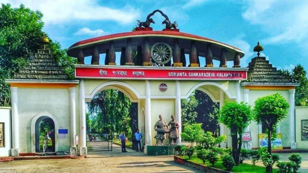 A showcase of Assam ethnic arts and crafts..