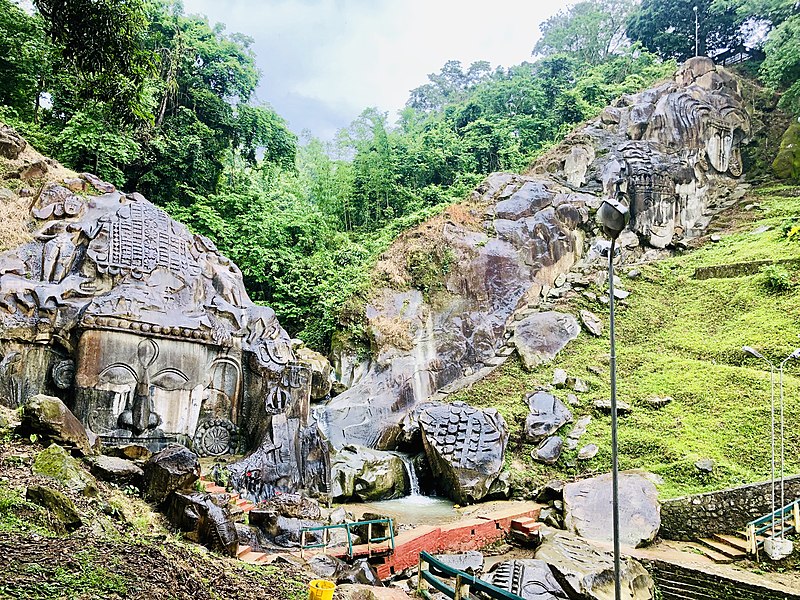 Very much famous for its rock carvings in Agartala.