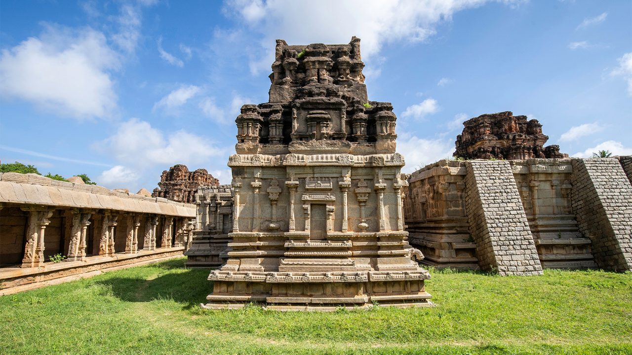 Majestic ruins of Achyutaraya Temple in Hampi