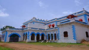 Historical Bastar Palace with traditional architecture in Chhattisgarh.