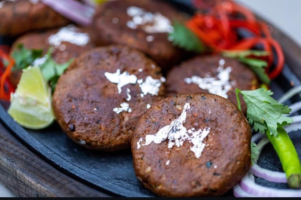 Flavorful Bhopali kebabs, marinated in spices and grilled to perfection, a Nawabi delicacy.