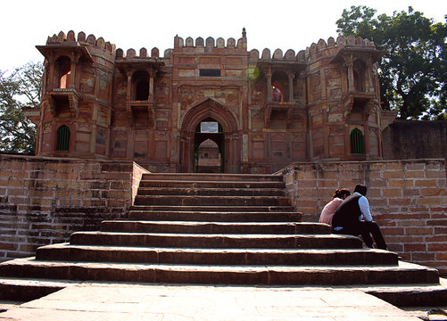 Ornate tomb at Bihar Sharif's historic dargah